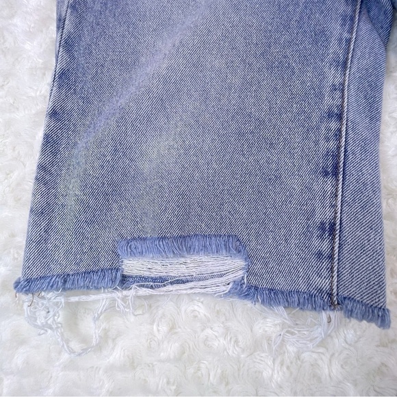 Joe’s Jeans - Distressed Bermuda Blue Jean Shorts - Size 25 - Picture 4 of 9